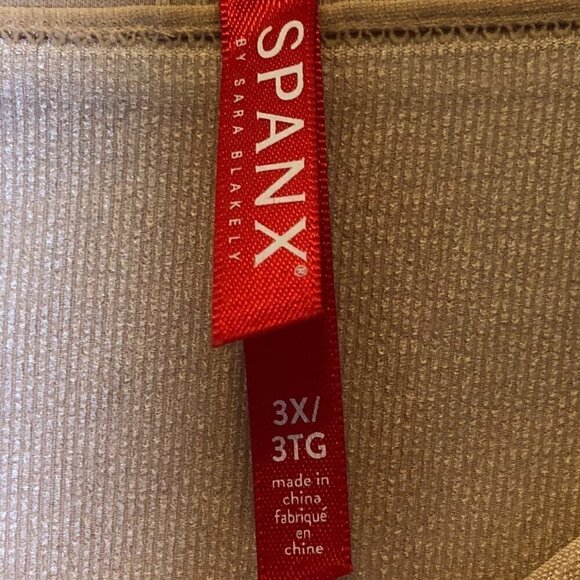 Spanx High-Waisted Mid-Thigh Short in Soft Nude Size 3X NWT - Picture 6 of 16